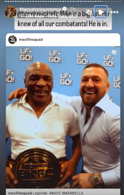 conor mcgregor mike tyson