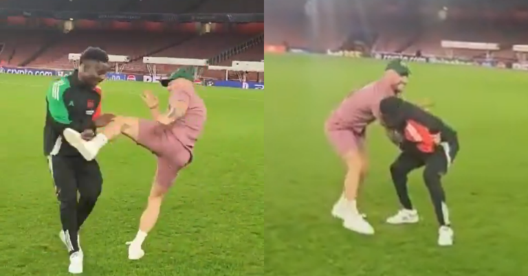 Video - Bukayo Saka, Conor McGregor throw down on the pitch: 'Saka looked so helpless'