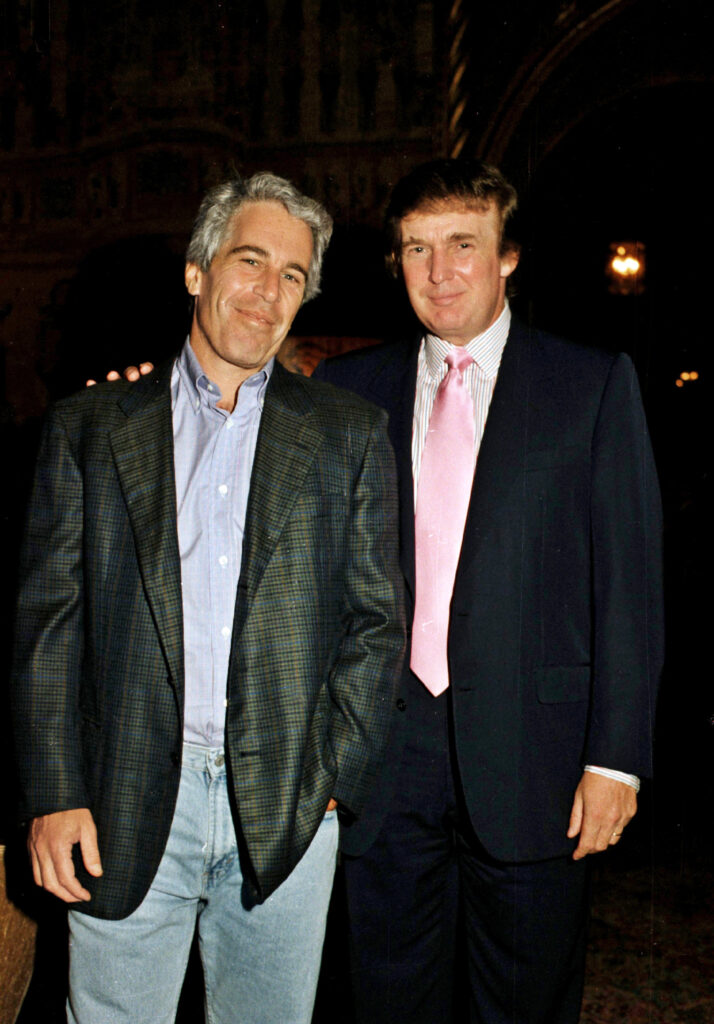 Donald Trump and Jeffrey Epstein