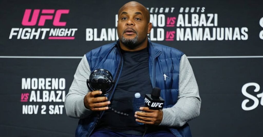 Daniel Cormier claps back at UFC athlete, calls him a 'Moron'