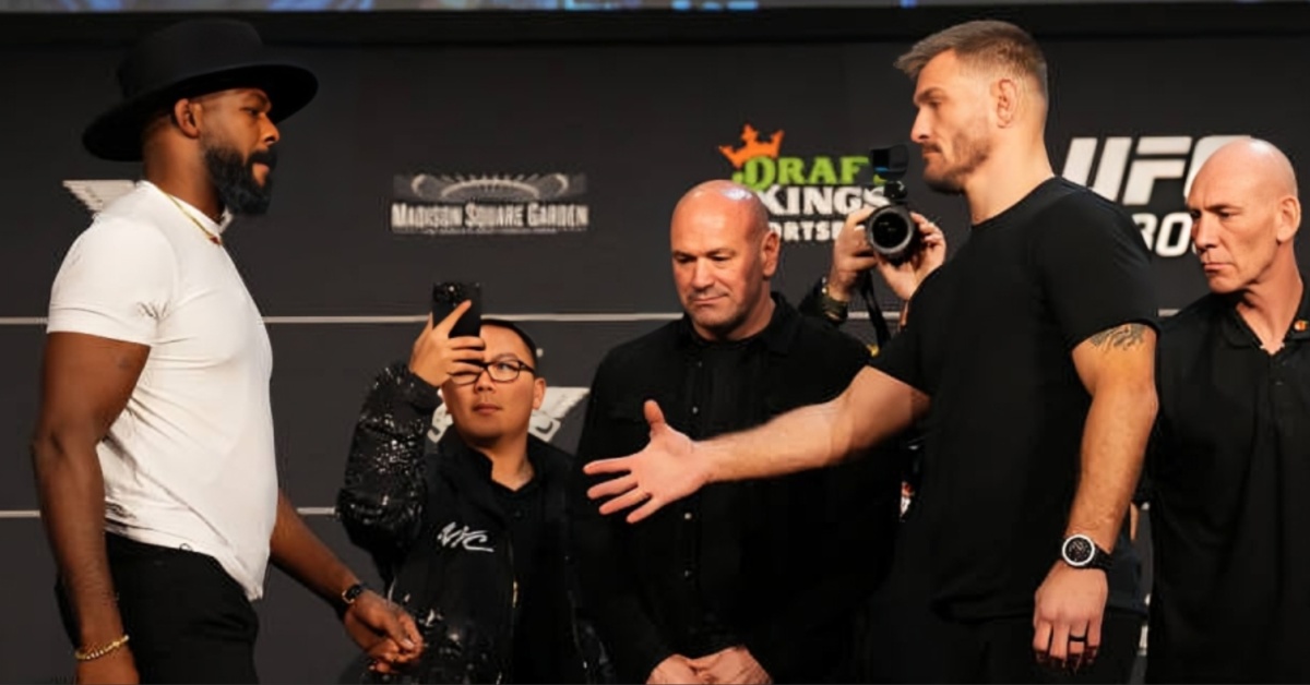 Video - Jon Jones refuses handshake from Stipe Miocic: 'Don't ever mention my kids again'