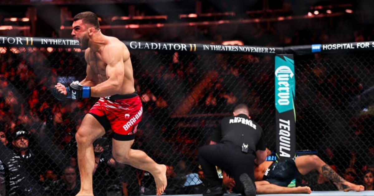 Ramiz Brahimaj flattens Mickey Gall with huge knockout win - UFC 309 Highlights