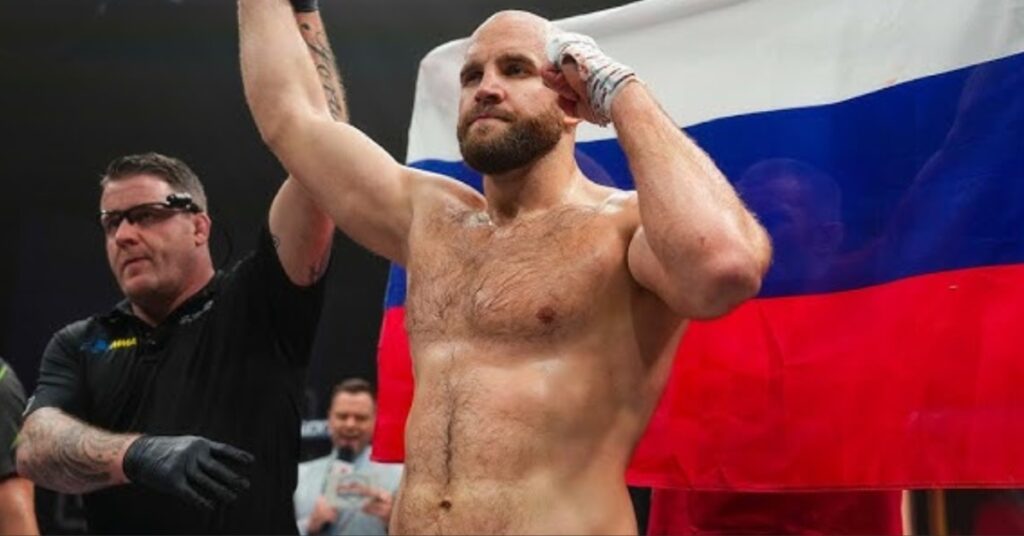 Denis Goltsov Scores Slick Triangle Sumbission Victory Against Oleg Popov - PFL World Championship Highlights