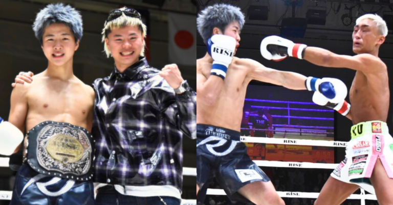 Ryujin Nasukawa KO RISE kickboxing Tenshin