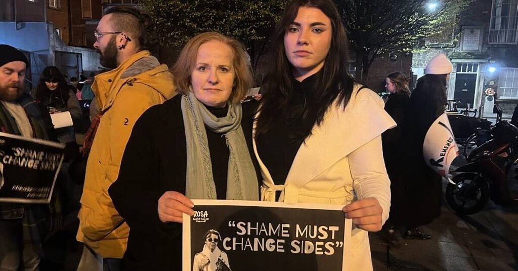 crowd marches in dublin to show solidarity with incredibly brave nikita hand