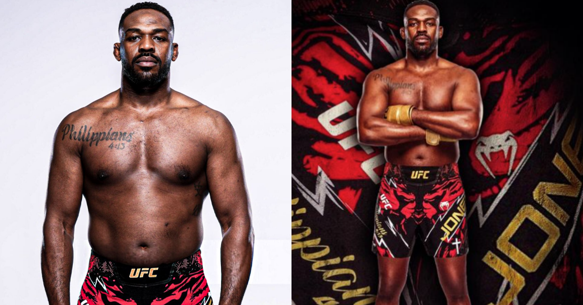 Photos - Jon Jones lands custom shorts for UFC 309 title fight with Stipe Miocic