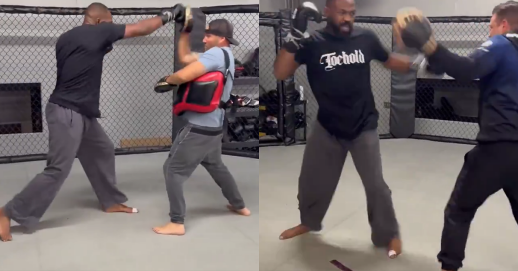 Video - Jon Jones shares new training footage as fans predict submission of Stipe Miocic at UFC 309