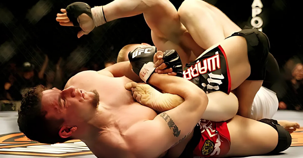 Frank Mir Submits Brock Lesnar 1