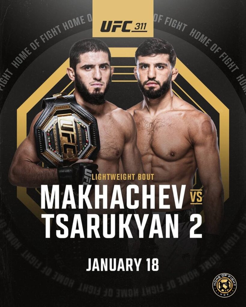 Islam Makhachev vs. Arman Tsarukyan Poster