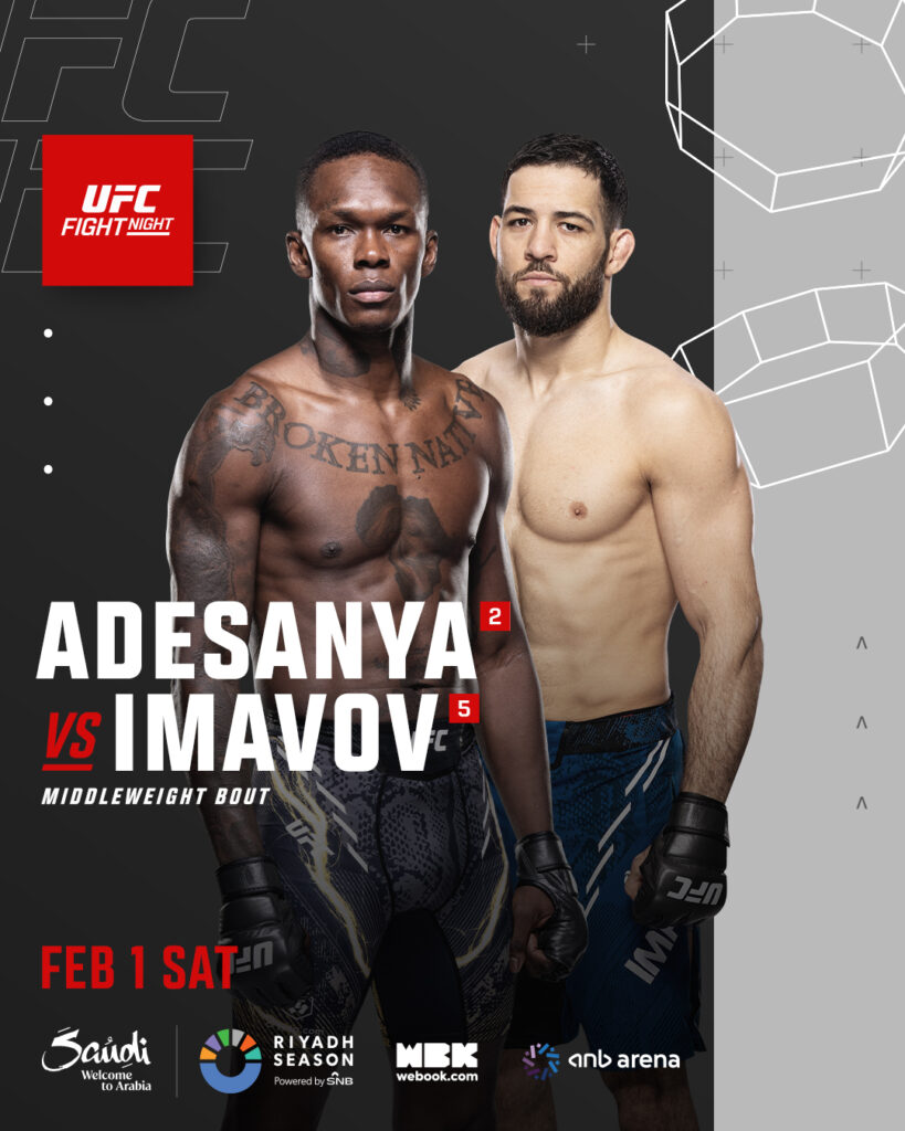 Israel Adesanya vs. Nassourdine Imavov