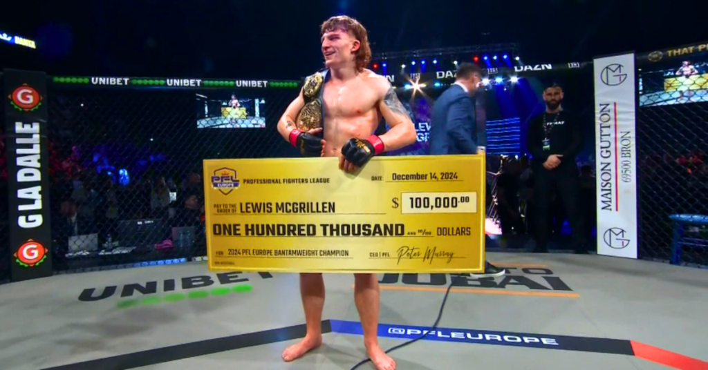 Lewis McGrillen Brutally Knocks Out Alexander Luster To Earns PFL Bantamweight Title