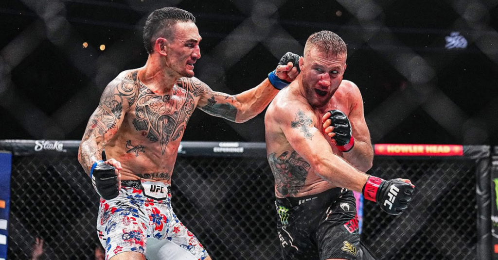 Max Holloway vs. Justin Gaethje Knockout of the Year 2024