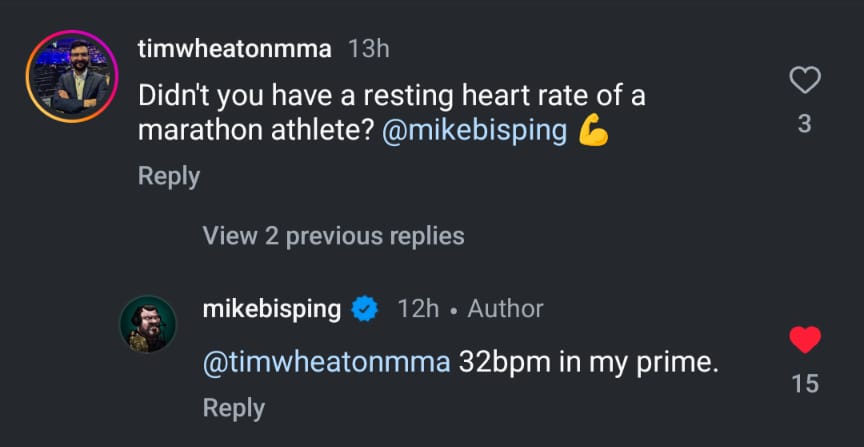 Michael Bisping BPM