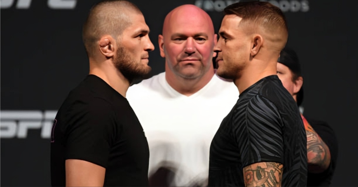 Khabib Nurmagomedov pleads with Dustin Poirier to retire ahead of rumored UFC return: 'He's finished'