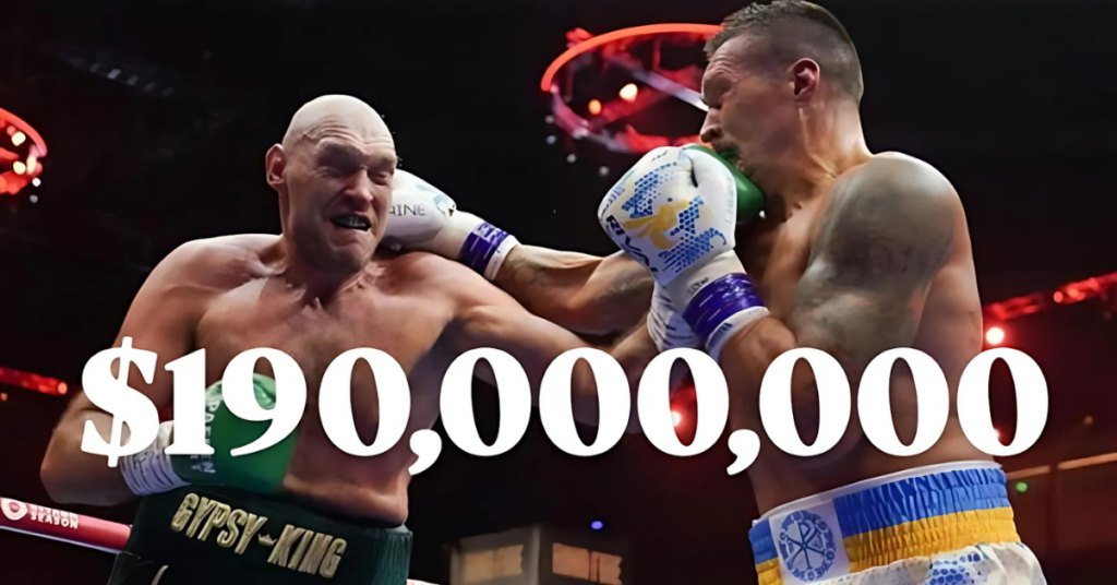 Oleksandr Usyk vs.Tyson Fury 2 Historic $190M Purse Set for Riyadh Showdown