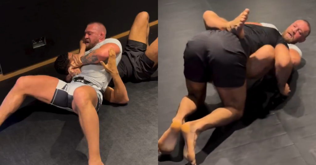 Watch - Conor McGregor lands 2 submissions over training partner in new footage: 'His grappling is looking good'