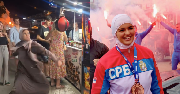 Hijabi Powehouse Punch Machine Viral Star Revealed: Elma Hajrovic