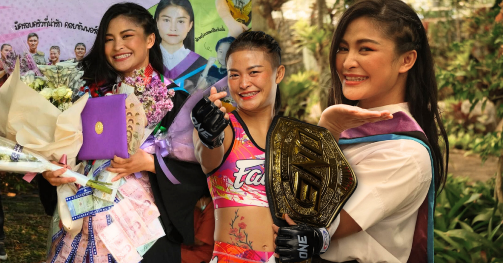 MMA Star Stamp Fairtex Graduates with a Bachelor's Degree with Gold Medal Distinction