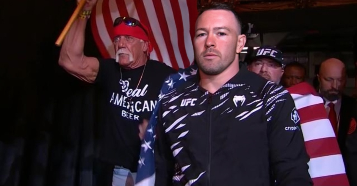 Hulk Hogan gives Colby Covington pep talk before fight: 'It was the greatest walkout of my career'