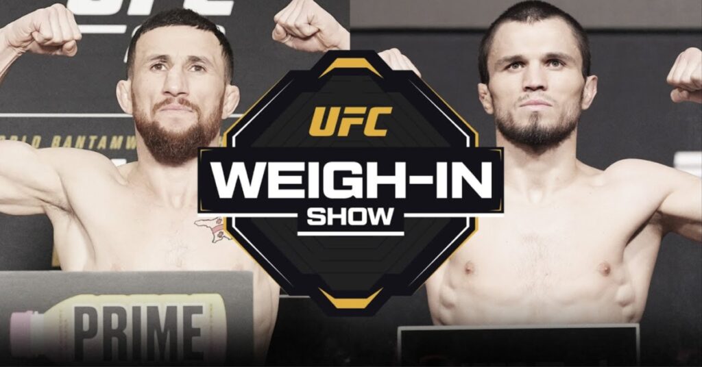 UFC 311 weigh in results