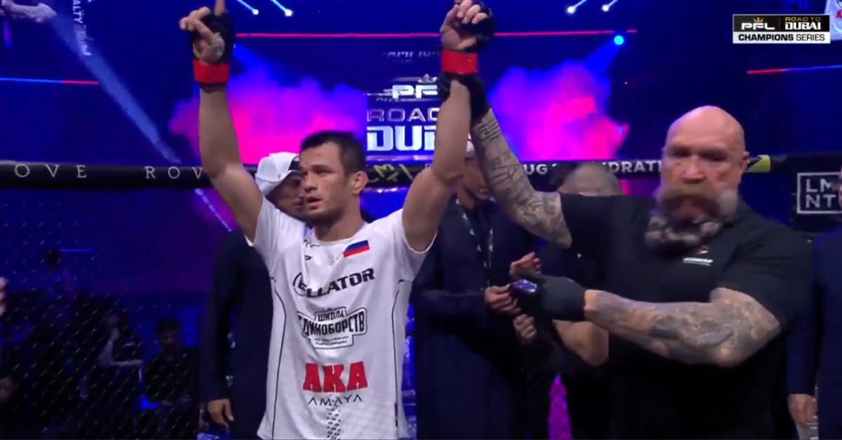 Usman Nurmagomedov retains title, takes home razor thin decision over Paul Hughes - PFL Road to Dubai Highlights