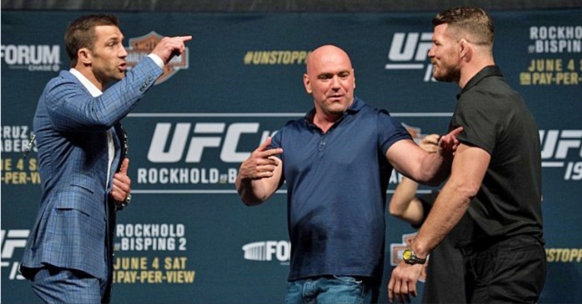 Luke Rockhold urges GFL to sign Michael Bisping for trilogy grudge fight: 'Bring his ass back'