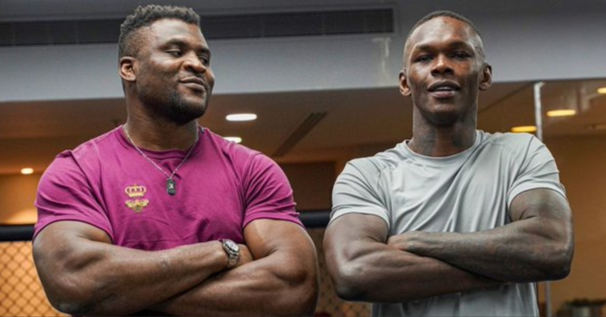 Francis Ngannou Joins Israel Adesanya for UFC Saudi Fight Week