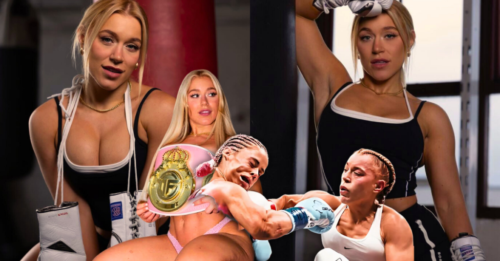 Model and Boxer Elle Brooke Relives Stunning Knockdown of UFC Star Paige VanZant "I Surprised Myself!"