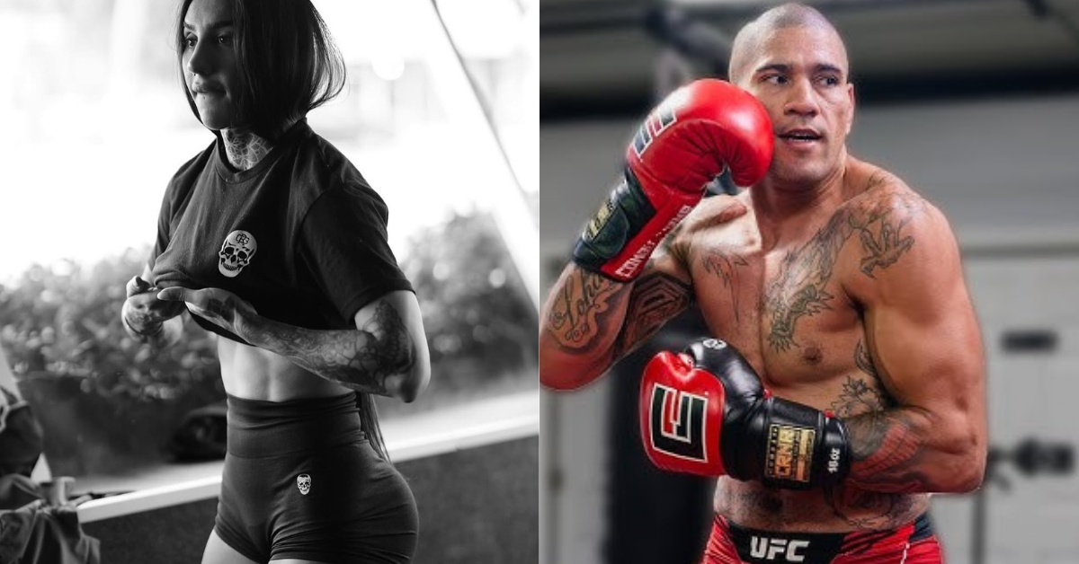 UFC Champ Alex Pereira Trains With Fitness Influencer 'Miss Iron Bum' Bakhar Nabieva