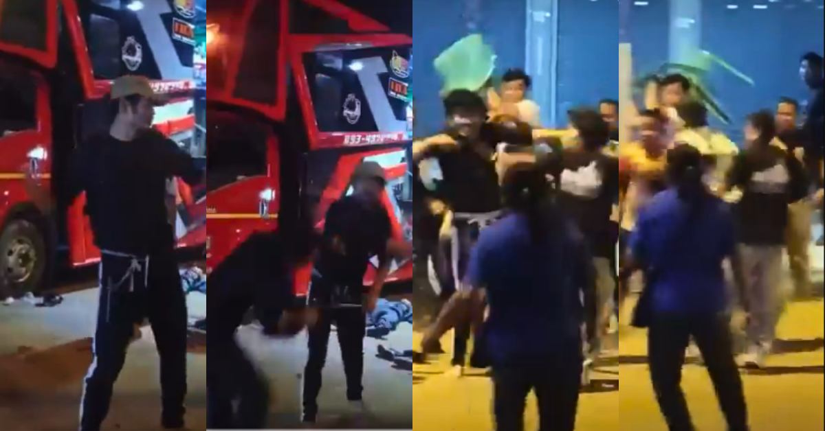 Watch: Thai One-Punch Man Knocks Out Five Men Before Being Thwarted by Plastic Chair