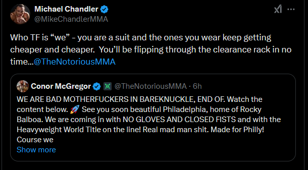 michael chandler conor mcgregor