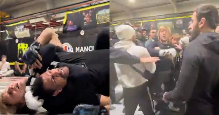 Video - UFC star Paddy Pimblett dragged off rival after refusing to let go of choke during heated gym dispute