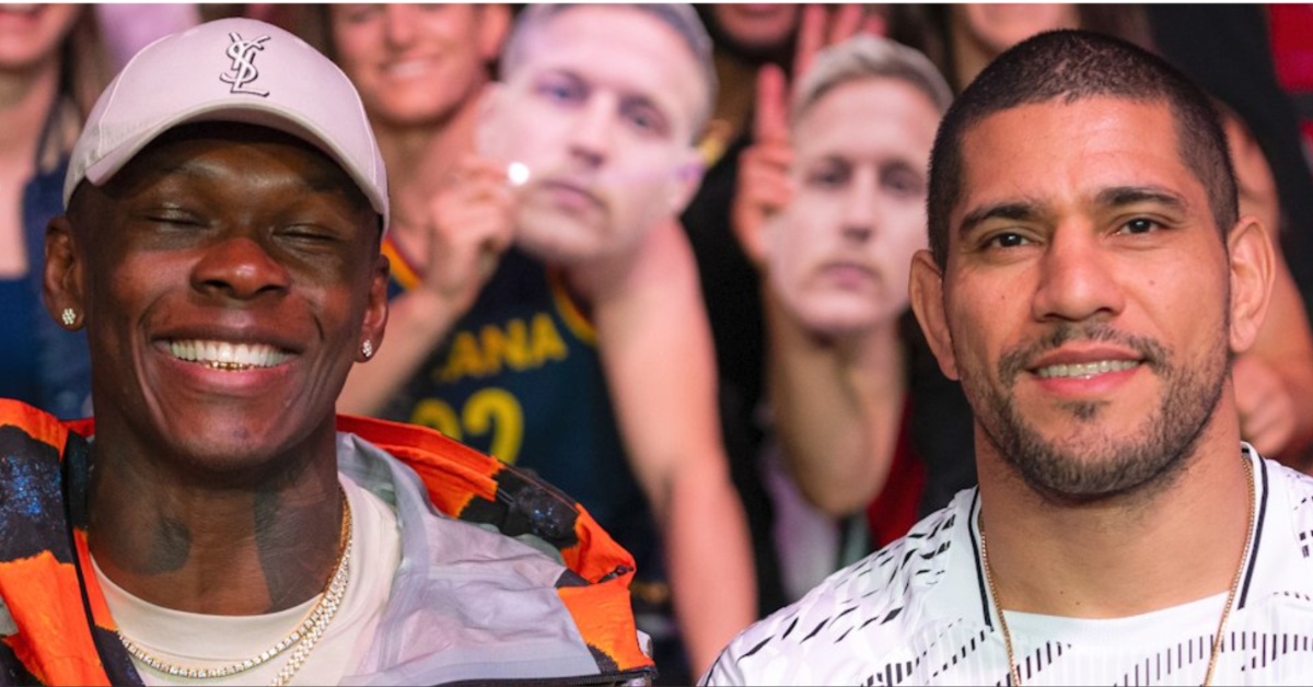 Best Buds Alex Pereira and Israel Adesanya Spotted Sitting Cageside at UFC 312