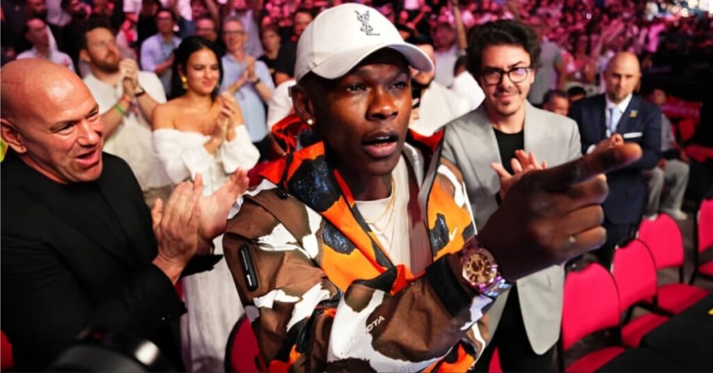 Israel Adesanya confronts referee who stopped UFC Saudi Arabia fight: 'I'm f*cking sorry, man'