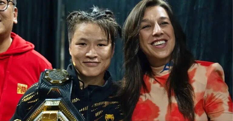 Zhang Weili reunites with Joanna Jedrzejczyk after UFC 312 title fight win: 'What a performance'