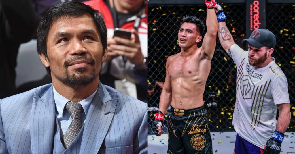 "The Entire Philippines is Proud of You" - Manny Pacquiao to Joshua Pacio After Title Win in ONE Championship