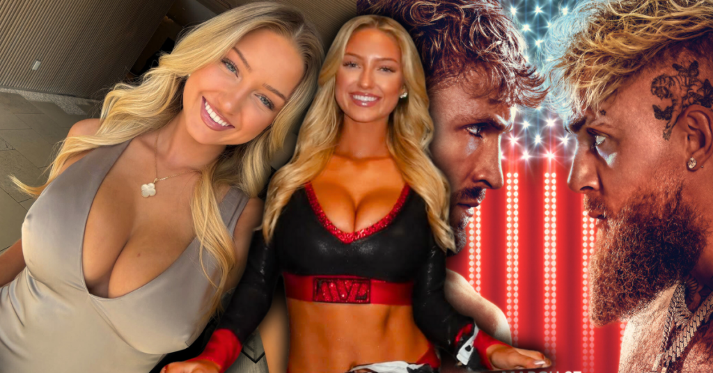 Sydney Thomas Ring Girl Logan Paul vs. Jake Paul