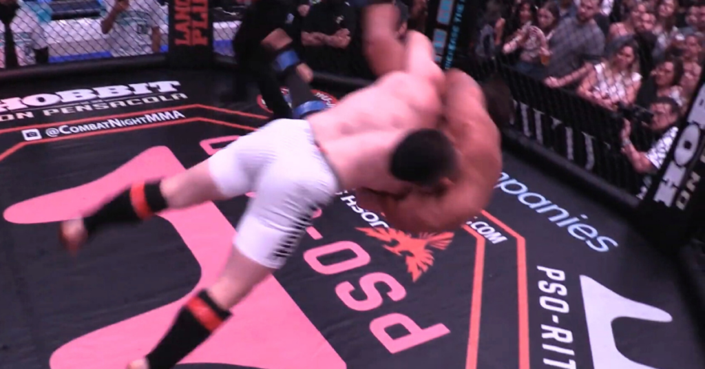 Watch: Fighter Ends Bout with Slam Knockout Breaking Opponent’s Rib - Bone-Crushing First Round Finish